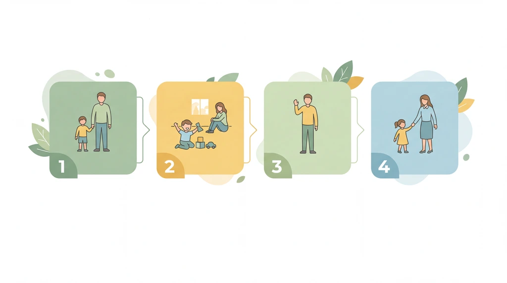 إنفوجرافيك لأربع مراحل لنموذج برلين من المرحلة الأساسية إلى الختام